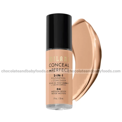 Milani Conceal + Perfect 2-In-1 Foundation + Concealer 04 Medium Beige 30ml