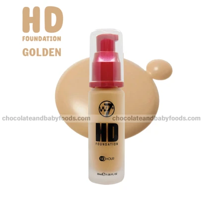 W7 HD Foundation Golden 30ml