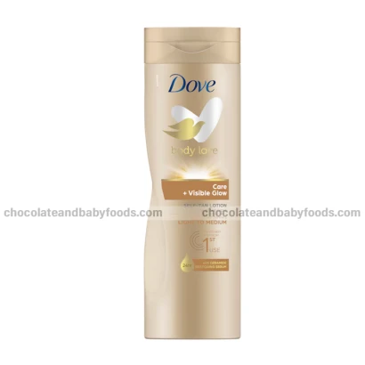 Dove Body love Care + Visible Glow Self-Tan Lotion Light To Medium 400ml