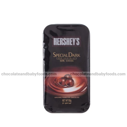 Hershey's Special Dark 50% Cocoa Pure Chocolate 50gm