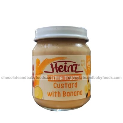 Heinz Little Treat Custard with Banana (6+ Months) 110gm