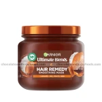 Garnier Ultimate Blends Coconut Oil & Cocoa Butter Hair Remedy Smoothing Mask 340ml