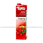 Tipco 100% Cranberry Mixed Fruit Juice 1Litre