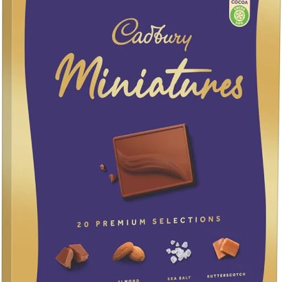 Cadburys Miniatures, 20 Premium Chocolate Selections 200gm