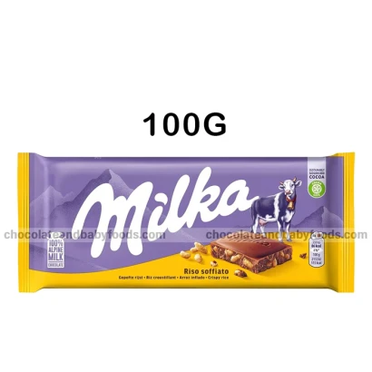 Milka Riso Soffiato Chocolate Bar 100G