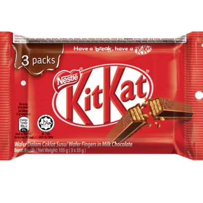 KitKat 4 Finger Chocolate (3pcs) 105G