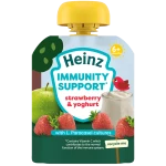 Heinz Immunity Support Strawberry & Yoghurt Puree (6+mnths) 85G