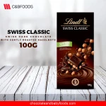 Lindt Swiss Classic Dark Chocolate with Gently Roasted Hazelnuts 100G