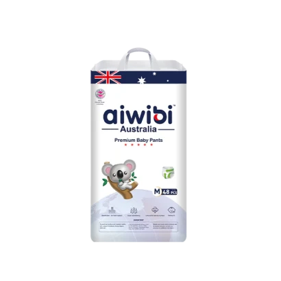 Aiwibi Australia Premium Baby Pants M (4-10KG) 48pcs