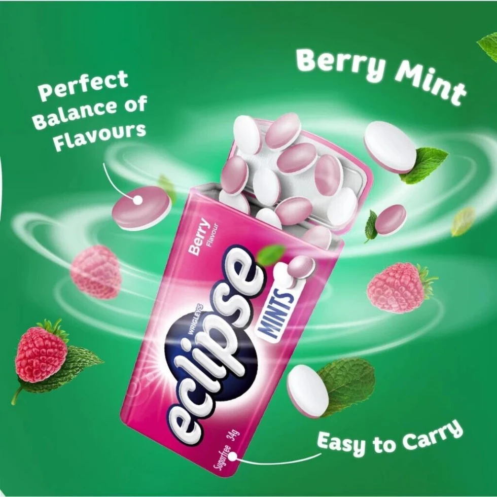 Eclipse Berry Eclipse Berry Flavor Mints (Sugar Free) 8pcs Box 280gm ...
