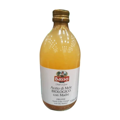 Basso Organic Apple Cider Vinegar With The Mother 500ml