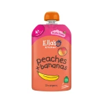 Ella's Kitchen Peaches + Bananas Puree (From 4m+) 120gm