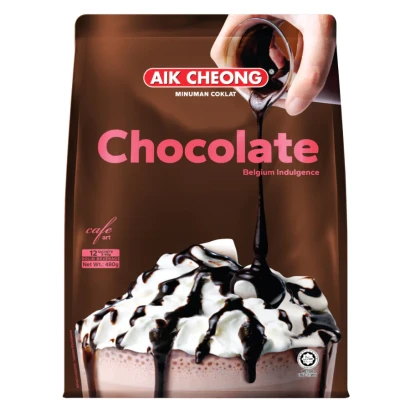 AIK Cheong Chocolate Cafe Art Belgian Indulgence Coffee (40g x 12sticks) 480gm