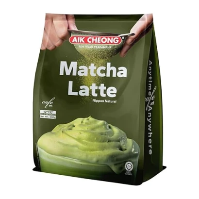 AIK Cheong Matcha Cafe Art Nippon Natural Coffee (25g x 12sticks) 300gm