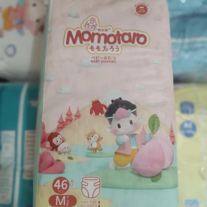 Momotaro Baby Diapers M (6-11kg) 46pcs