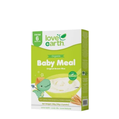 Love Earth Organic Baby Meal Original Brown Rice (From 6mnths) 120gm