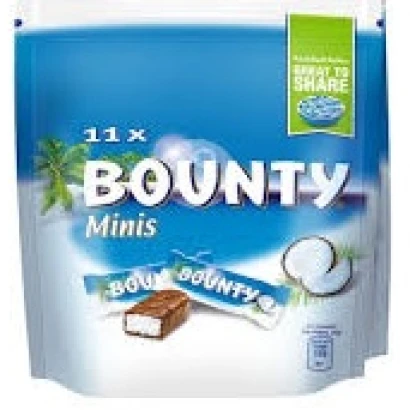 Bounty Minis Chocolate Pouch Pack (11pcs) 275G