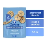 Gerber Snack for Baby Arrowroot Biscuits (From 10+mnths) 155gm