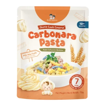 Double Happiness Carbonara Pasta With Baby Fusilli (12+mnths) 70g