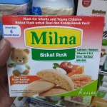 Milna Mixed Fruits Biscuits Rusk (6 Months Baby) 130g