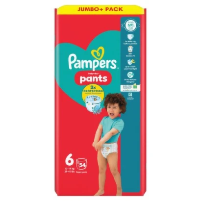 Pampers Jumbo Pack (Pant System) Size 6 (14-19KG) 54pcs