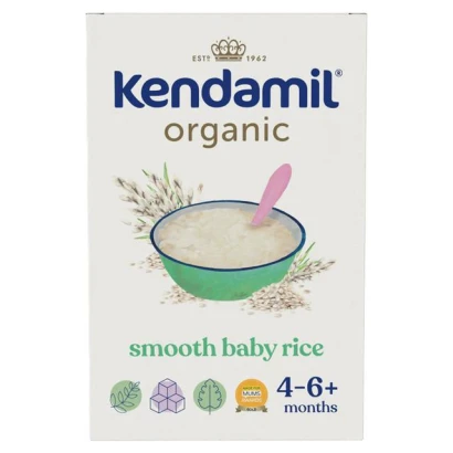 Kendamil Organic Smooth Baby Rice (4-6+ Months) 120g