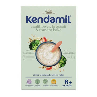 Kendamil Cauliflower, Broccoli & Tomato Bake Cereal (6+ Months) 150g