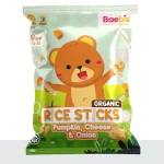Baebis Organic Rice Stick Pumpkin, Cheese & Onion (9+mnths) 12g