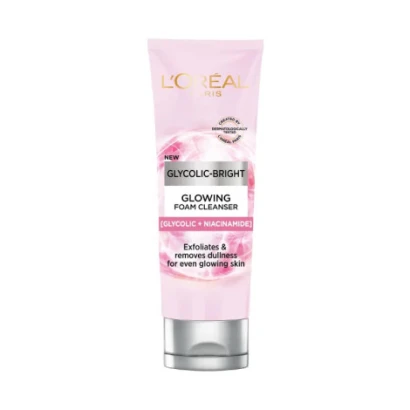 L'Oreal Paris Glycolic Bright Glowing Foam Cleanser 100ml