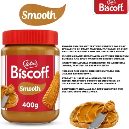 Lotus Biscoff Smooth Spreads 400gm