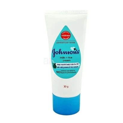Johnson's Baby Skincare Cream Milk + Rice 100g