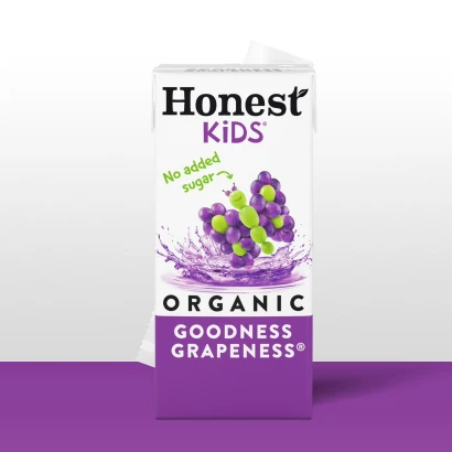 Honest Kids Organic Goodness Grapeness Juice Drink (No Sugar Added) 177ml