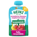 Heinz Strawberry, Banana, Raspberry & Apple Puree (6+months) 100gm
