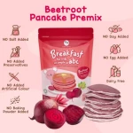 Double Happiness Breakfast for Kids is as Simple as abc Beetroot Pancake Premix (From 8+mnths) 210g