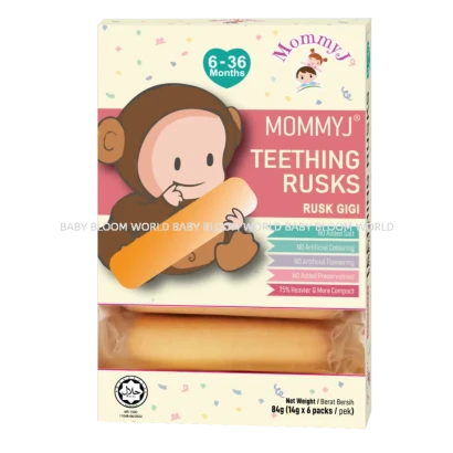 Mommy J Teething Rusks (From 6-36mnths) 84g