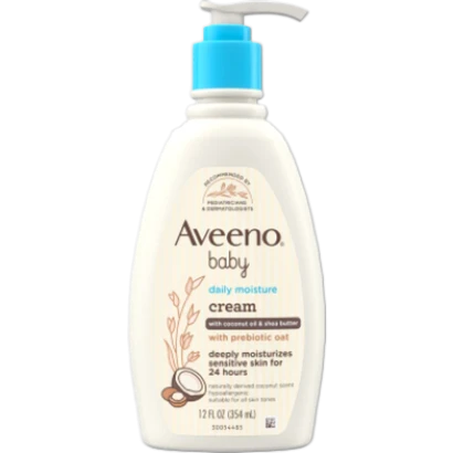 Aveeno Baby Daily Moisture Cream With Coconut Oil And Shea Butter 354ml