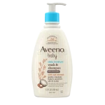 Aveeno Baby Daily Moisture Wash & Shampoo with Shea Butter 354ml