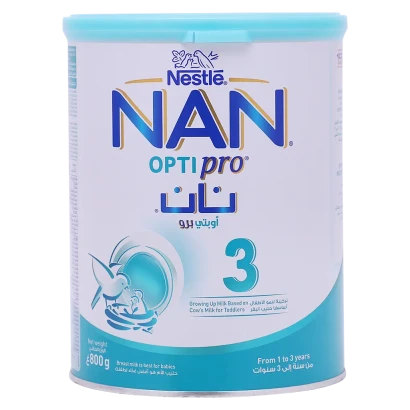 Nan Optipro Formula Milk Stage-3 (1 to 3years) 800gm