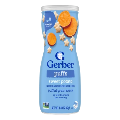 Gerber Sweet Potato Puffs (8+ Months) 42gm