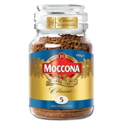 Moccona Classic 5 Decaffeinated Coffee 100g