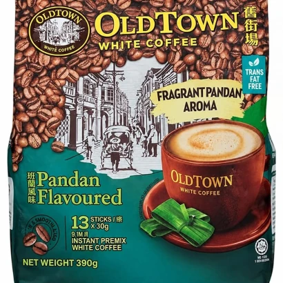 Old Town White Coffee Pandan Flavoured Instant Premix 390g