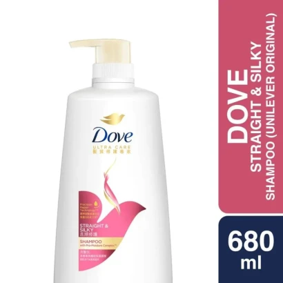 Dove Ultra Care Straight and Silky Shampoo 680ml