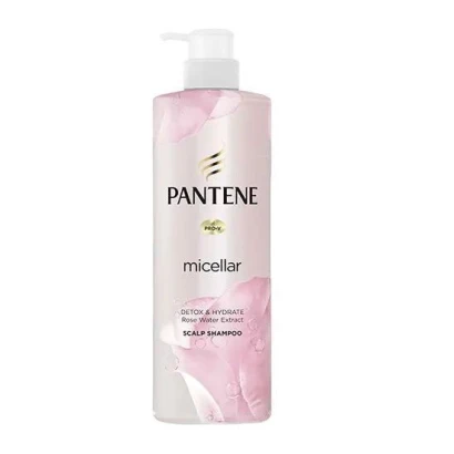 Pantene Micellar Detox & Hydrate Rose Water Extract Scalp Shampoo 530ml