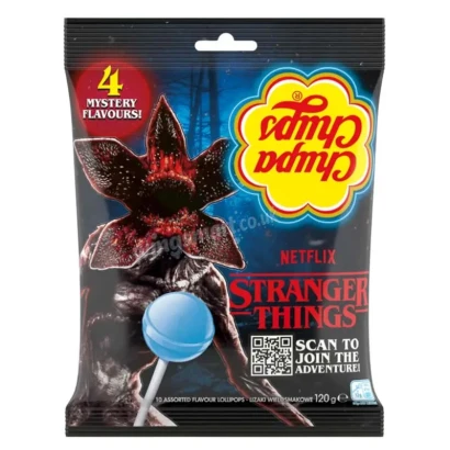 Chupa Chups Stranger Things 4 Mystery Flavours Lollipops 120g