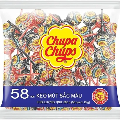 Chupa Chups Lollipop Assorted Mixed Fruit Colourful Lollipops 580g