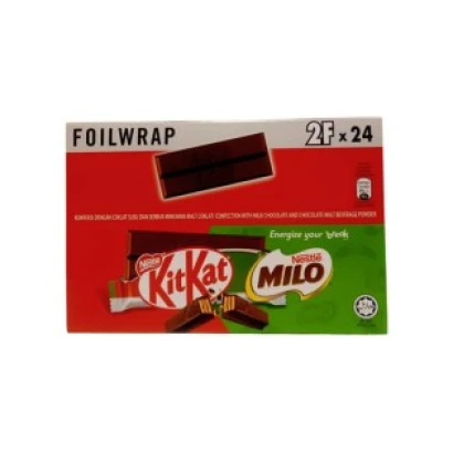 Nestlé Kit Kat MILO (2Fx24x16g) Foil Wrap